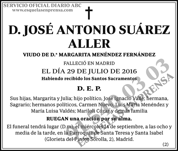 José Antonio Suárez Aller